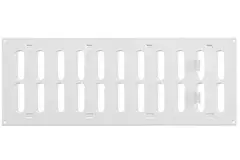 Kratka metalowa regulowana 400x150mm biała - MR4015R