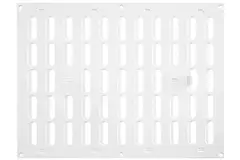 Regulowany metalowy nawiewnik liniowy 400x300 biały - MR4030R