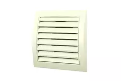 Kratka ścienna 150x150 o średnicy 100 biała - ND10