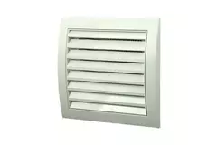 Kratka ścienna 150x150 biała - N10
