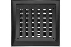 Kratka ścienna regulowana 150 x 150 mm antracyt - N10RA