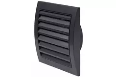 Kratka ścienna regulowana 150 x 150 mm średnica 100 mm antracyt - ND10A