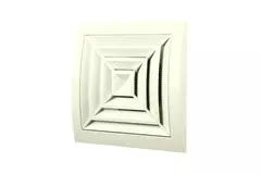 Nawiewnik sufitowy kwadratowy 150x150 średnica: 100 biały - ND10G