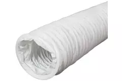 Elastyczny wąż wentylacyjny PVC biały Ø 80 mm (6 metrów)