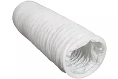 Elastyczny wąż wentylacyjny PVC biały Ø 125 mm (6 metrów)