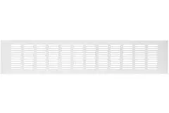 Listwa przypodłogowa aluminiowa - biała L=500mm x H=100mm -RA1050