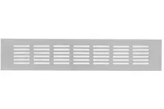 Listwa przypodłogowa aluminiowa - srebrna L=300mm x H=60mm -RA630S
