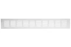 Listwa przypodłogowa aluminiowa - biała L=400mm x H=60mm -RA640
