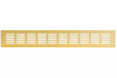 Listwa przypodłogowa aluminiowa - złota L=400mm x H=60mm -RA640G