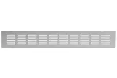 Listwa przypodłogowa aluminiowa - srebrna L=400mm x H=60mm -RA640S