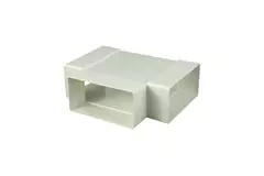 Trójnik prostokątny plastikowy 110 x 55 - KT