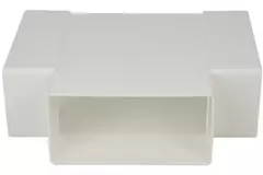 Trójnik prostokątny plastikowy 110 x 55 - KT