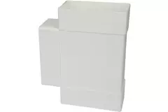 Trójnik prostokątny plastikowy 110 x 55 - KT
