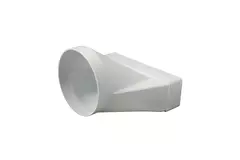 Redukcja prostokątna plastikowa Ø 125 mm - 220 x 55 mm - KSD25-125