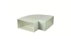 Łuk prostokątny plastikowy poziomy 90° 110 x 55 mm - KLH