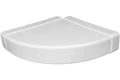 Łuk prostokątny plastikowy poziomy 90° 220 x 55 mm - KLH25-90