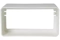 Łącznik prostokątny plastikowy 110 x 55 - KS