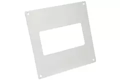 Kołnierz ścienny prostokątny plastikowy 110 X 55 mm - KF