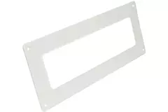 Prostokątny kołnierz ścienny plastikowy 220 X 55 mm - KF25