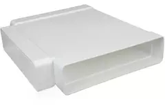 Prostokątna Plastikowa T-kształtka 220x90mm - KT29