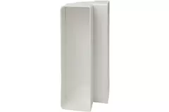 Kolano prostokątne plastikowe pionowe 90° 220 x 55 mm - KLV25-90