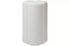 Kolano prostokątne plastikowe pionowe 90° 220 x 55 mm - KLV25-90