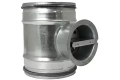 Ręczny zawór zwrotny Ø 125 mm do przewodu spiralnego