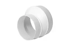 Łącznik plastikowy okrągły 125 mm na 100 mm - AP125-100