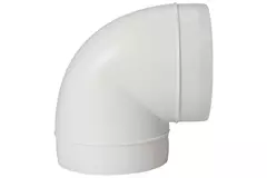 Okrągła plastikowa 90 ° kolano średnica : 150 mm AL150-90