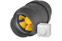 Wentylator kanałowy Ruck® Etamaster z silnikiem EC - 195 m³/h - Ø 100 mm + regulator PWM