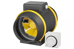 Wentylator kanałowy Ruck® ETAMASTER z silnikiem EC 1300m³/h - Ø 200 mm + potencjometr obsługowy 10 kO