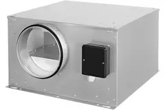 Izolowany wentylator skrzynkowy ISOR z silnikiem EC 470 m³/h średnica 125 mm - ISOR 125 EC K 01