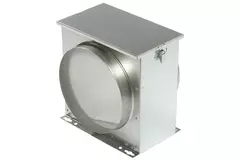 Kaseta filtracyjna filtra powietrza Ruck® z filtrem z maty włóknistej o średnicy 125 - FV 125