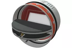 Brandklep rond 160 rook- en brandwerend (vlinderklep) SC60-COSMO-160