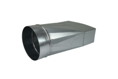 Adapter 220x80 mm do średnicy 125 mm dla kanałów