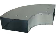Kolanko 90 stopni 220x80 mm poziome do przewodów