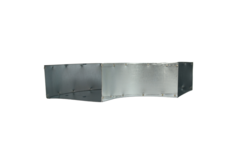Kolanko 90 stopni 220x80 mm poziome do przewodów