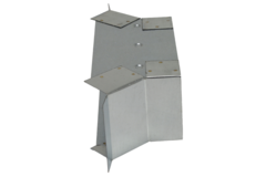 Przyłącze boczne 220x80 mm dla rury spalinowej