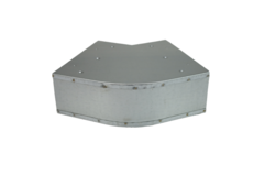 Kolanko 45 stopni 220x80 mm poziome do przewodów