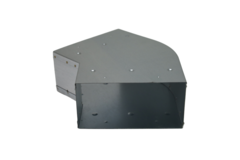 Kolanko 45 stopni 220x80 mm poziome do przewodów