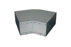 Kolanko 45 stopni 220x80 mm poziome do przewodów