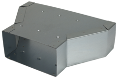 Redukcja 300 x 80 mm na 220 x 80 mm do galwanizowanego kanału prostokątnego
