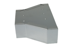 Redukcja 300 x 80 mm na 220 x 80 mm do galwanizowanego kanału prostokątnego
