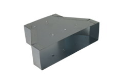 Redukcja 300 x 80 mm na 220 x 80 mm do galwanizowanego kanału prostokątnego