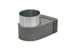 Kolanko Thermoduct 170 mm x 80 mm do średnicy 160 mm do kanałów wentylacyjnych
