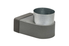 Kolanko Thermoduct 170 mm x 80 mm do średnicy 160 mm do kanałów wentylacyjnych
