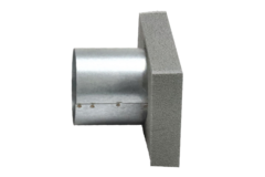 Pokrywa Thermoduct 170x80 z przyłączem o średnicy 80 mm do przewodów