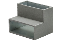Przegroda Thermoduct 90 stopnie 220x80 mm pionowy