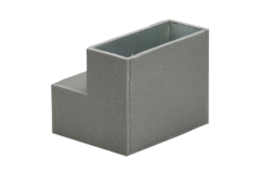 Przegroda Thermoduct 90 stopnie 220x80 mm pionowy