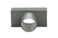Pokrywa końcowa termoprzewodu 220x80 mm ze średnicą przyłącza 80 mm